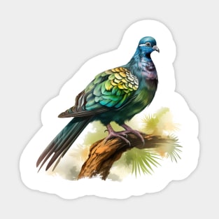 Nicobar Pigeon Sticker